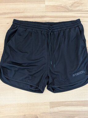 NWT Raskol Athletic Shorts Black XXXL Performance Training Gym